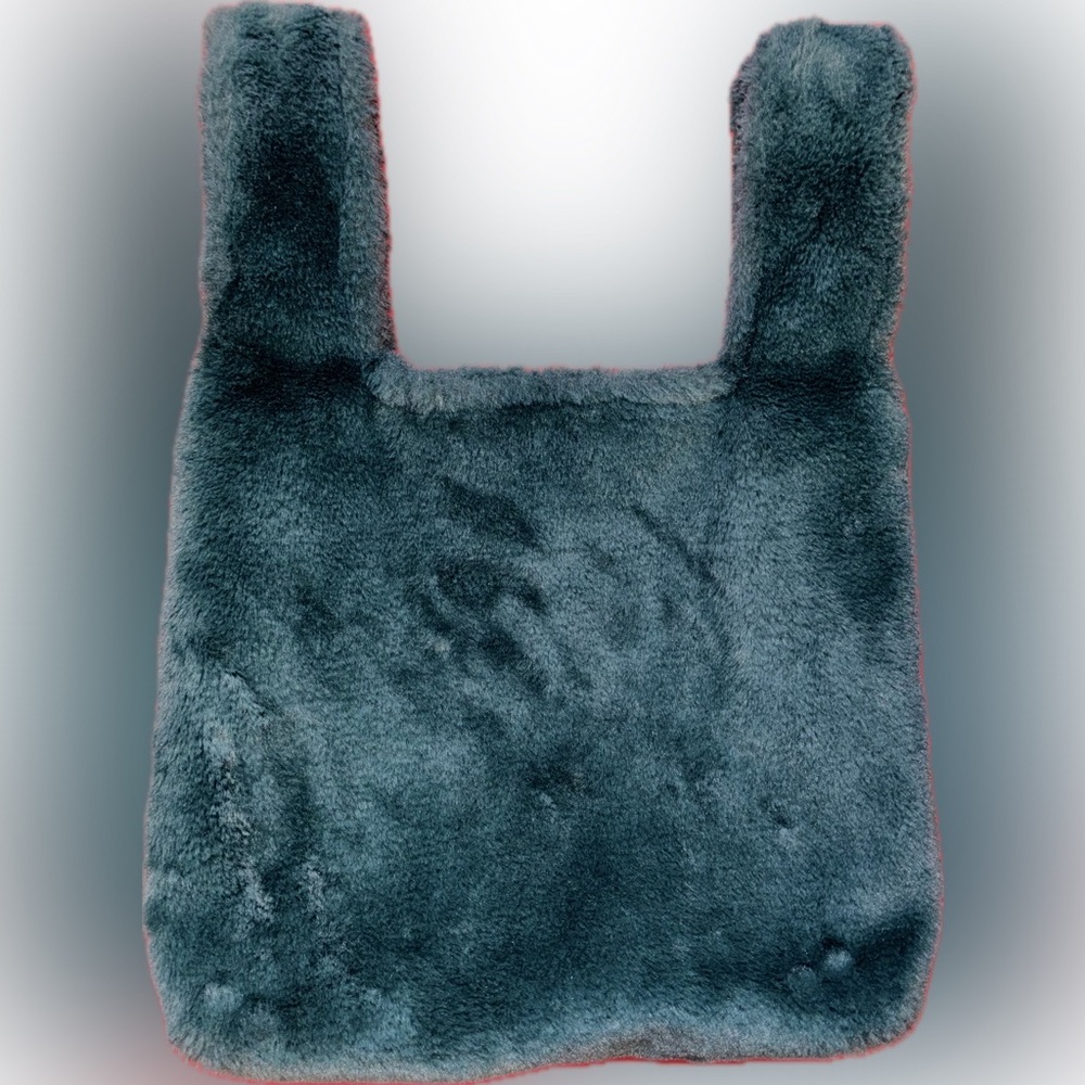 French Connection Elle Faux Fur Wrist Shopper Bag